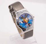 Blau Mickey Mouse Jahrgang Uhr - Silberton Disney Unisex Uhr