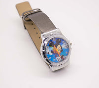 Bleu Mickey Mouse Ancien montre - Silver-Tone Disney Unisexe montre
