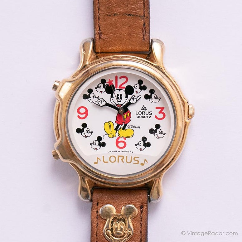 Lorus V422-0010 Z0 Musical Mickey Mouse Watch | RARE Disney