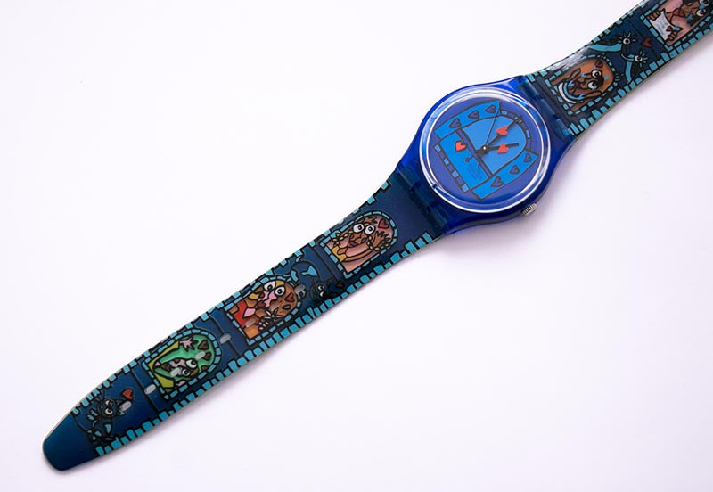 AMOUR TOTAL GN196 Swatch Watch | 2000 Blue Swatch Gent Originals ...