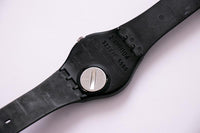 360 Rouge Sur Blackout GZ119 Swatch reloj | 1991 Vintage Swatch