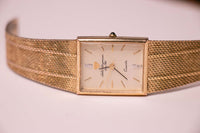 Jules Jurgensen Desde 1740 cuarzo de diamante reloj con dial rectangular