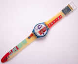 Face audacieuse gn112 swatch montre | 1991 Suisse vintage swatch Montres