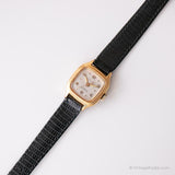 Vintage Priosa 17 Joyas Incabloc reloj | Tonado de oro Tiny Square reloj