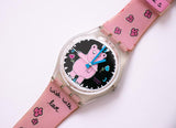 2002 Piggy l'ours GK367 swatch montre | Ancien swatch Montres