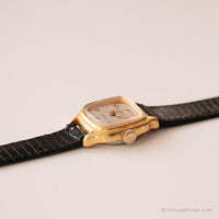 Vintage Priosa 17 Jewels Incabloc Watch | Gold-tone Tiny Square Watch