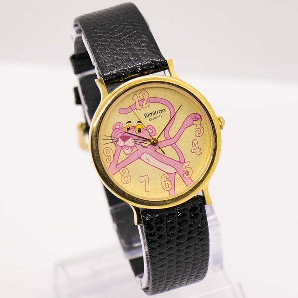 Pantera rosa vintage de 1990 Armitron reloj para mujeres u hombres