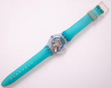 1999 Bluejacket Skn104 Swatch reloj | Minimalista vintage Swatch