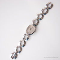 Vintage Silber-Ton Zentra Mechanisch Uhr für Frauen | Deutsch Uhren
