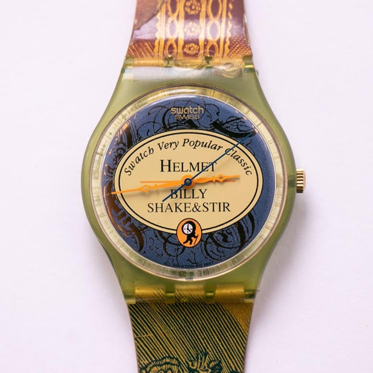 1998 HELMET GG173 Swatch Watch Vintage Swatch Watch Collection
