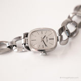 Tono plateado vintage Zentra Mecánico reloj para mujeres | Relojes alemanes