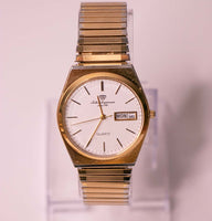 Vintage Gold-tone Jules Jurgensen since 1740 Quartz Watch Day & Date