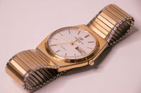 Tono de oro vintage Jules Jurgensen Desde 1740 cuarzo reloj Día y fecha