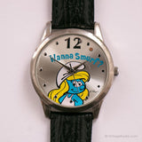 Vintage de Pitufo Azul reloj Para mujeres | Personaje colorido de los 90 reloj
