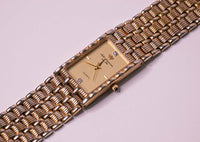 RARE Gold-tone Jules Jurgensen Watch | Vintage Diamond Quartz JJ Watch