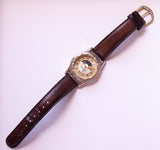 Orologio moonfase dell'eroe wrangler vintage | Giappone Data del quarzo orologio