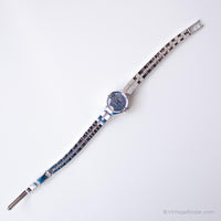 Vintage Silver-Tone Lady de Luxe 17 Jewels mécanique montre Pour dames