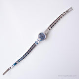 Vintage Silberton Lady de Luxe 17 Juwelen mechanisch Uhr für Damen