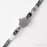 Vintage Silver-tone Lady de Luxe 17 Jewels Mechanical Watch for Ladies