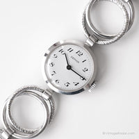 Vintage Silber-Ton Zephir Mechanisch Uhr - Deutsch Uhr Sammlung