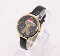 Biscuit de l'homme en pain d'épice montre - Festive de Noël vintage montre