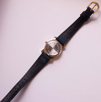 Vintage Bonjour Moonphase Quartz Uhr | Gold-Tone Ladies Armbanduhr