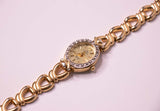 Vintage Jules Jurgensen Ladies Watch | Gold-tone JJ Diamond Quartz Watch