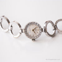 خمر رودوس 17 جواهر Incabloc ساعة ميكانيكية للسيدات