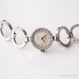 Vintage Rhodos 17 Joyas Incabloc Mecánico reloj para damas