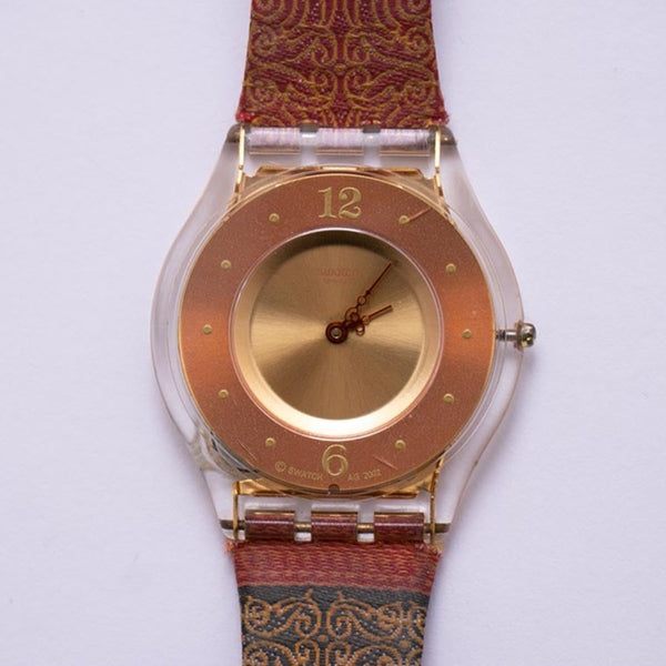 2003 SWEET SARONG SFK187 Skin Swatch Watch | Boho Vintage Swatch