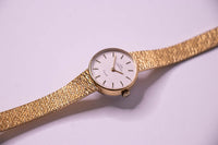 كلاسيكي Jules Jurgensen ساعة الكوارتز السويسرية ذات اللون الذهبي للنساء