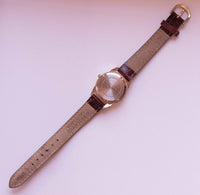 Silver-tone Moon Phase Watch for Women WR100 Ft Japan Quartz