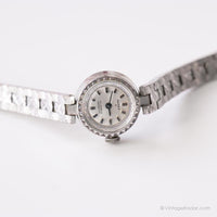 Silver-tone Anker 17 Jewels Incabloc Vintage Mechanical Women's Watch