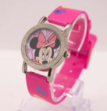 Ancien Disney Rose Minnie Mouse montre | Rétro Disney Montres