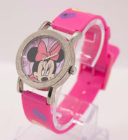 Vintage ▾ Disney Rosa Minnie Mouse Guarda | Retrò Disney Orologi