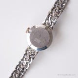 Intermat 17 Rubis Antichoc montre - Tonte argentée minuscules dames-bracelettes