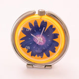 FLOWER POWER PUJ101 Pop Swatch | 1997 Swatch Alarm Table Clock