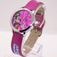 Old Funky Pink Mickey Mouse Uhr für Erwachsene | Unisex Disney Uhren