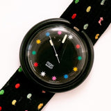 1992 Star Parade PWB168 Pop Swatch Uhr | 90er Jahre Vintage Pop Swatch