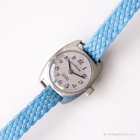 Vintage Pallas 17 Rubis Antichoc Uhr - silbertonfarbene deutsche Damen Uhr