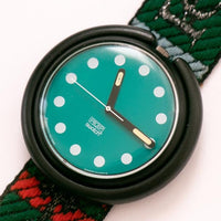 Blacktop PWB152 Pop Swatch reloj | 1990 Pop vintage raro Swatch