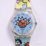 Vintage 2002 Swatch GK386 Cookie Face Watch | RARO Swatch Gent Watch