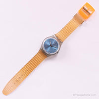 2003 Swatch GM415 Blue Choco montre | Suisse vintage montre
