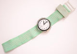 NAXOS PWB149 Pop Swatch Watch | 1990 Vintage Mint Green Pop Swatch