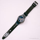 Vintage 1990 Swatch GB135 Tristan montre | À collectionner Swatch montre