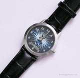 Disney Magischer silbertoner Armbanduhr | Jahrgang Disney Paris Quarz Uhr