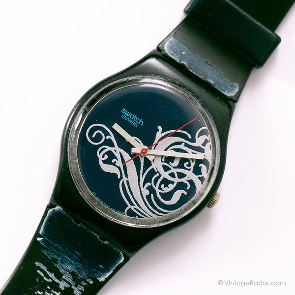 Vintage 1990 Swatch GB135 Tristán reloj | Coleccionable Swatch reloj