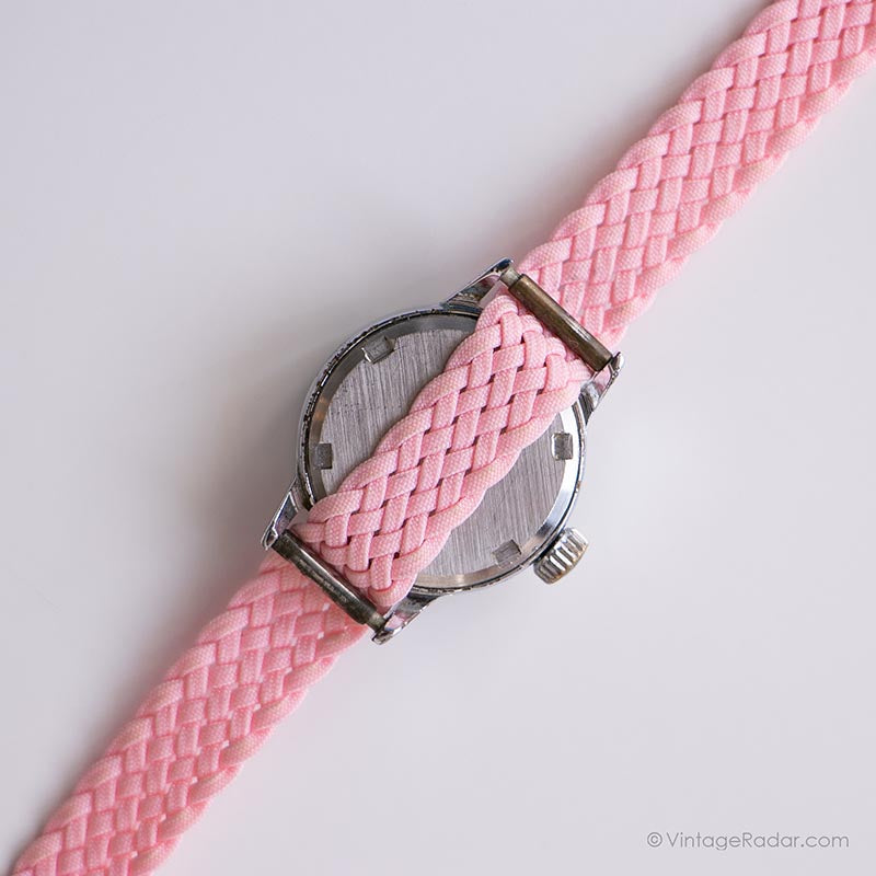Vintage Exponent Antichoc Watch - Tiny Silver-tone Mechanical Watch ...
