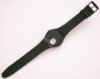 2010 Swatch Suob702 Rebel negro reloj | New Gent Day Fecha Swatch