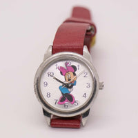 Rosa viejo Minnie Mouse Relojes de muñeca para mujeres | Pequeña Disney Relojes